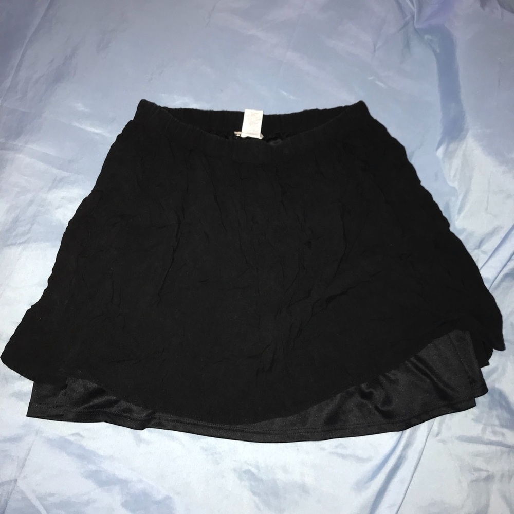 Lily Star Black Flowy Skirt